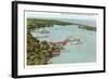 Harbor, Put-in-Bay, Ohio-null-Framed Art Print