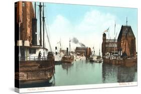 Harbor Scene, Buffalo-null-Stretched Canvas