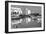 Harbor Scene with Small Boats and Whitewash Church in Greece., 1930 (Photo)-Maynard Owen Williams-Framed Giclee Print