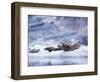 Harbor Seals on Iceberg in Glacier Bay National Park-Paul Souders-Framed Photographic Print