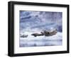 Harbor Seals on Iceberg in Glacier Bay National Park-Paul Souders-Framed Photographic Print