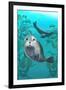 Harbor Seals-Lantern Press-Framed Premium Giclee Print