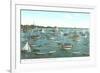 Harbor Showing Causeway, Marblehead, Mass.-null-Framed Art Print