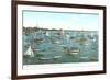 Harbor Showing Causeway, Marblehead, Mass.-null-Framed Art Print