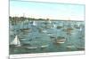 Harbor Showing Causeway, Marblehead, Mass.-null-Mounted Art Print