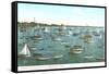 Harbor Showing Causeway, Marblehead, Mass.-null-Framed Stretched Canvas