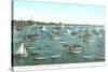 Harbor Showing Causeway, Marblehead, Mass.-null-Stretched Canvas