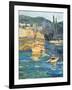 HARBOR SIDE-ALLAYN STEVENS-Framed Art Print