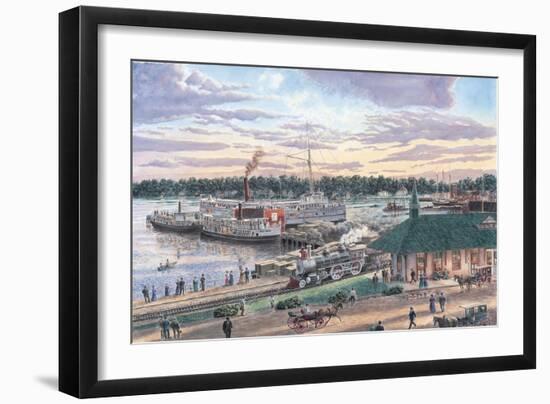 Harbor Springs Mich.-Stanton Manolakas-Framed Giclee Print