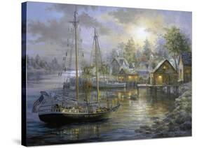 Harbor Town-Nicky Boehme-Stretched Canvas
