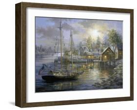 Harbor Town-Nicky Boehme-Framed Giclee Print