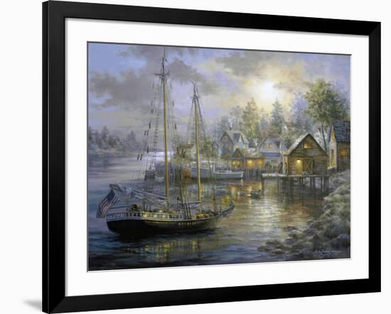 Harbor Town-Nicky Boehme-Framed Giclee Print