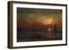 Harbor View at Sunset-Martin Johnson Heade-Framed Giclee Print