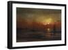 Harbor View at Sunset-Martin Johnson Heade-Framed Giclee Print