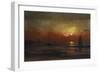 Harbor View at Sunset-Martin Johnson Heade-Framed Giclee Print