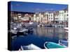 Harbor View, Cassis, France-Walter Bibikow-Stretched Canvas