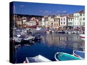 Harbor View, Cassis, France-Walter Bibikow-Stretched Canvas