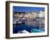 Harbor View, Cassis, France-Walter Bibikow-Framed Premium Photographic Print