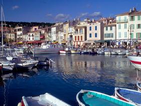 'Harbor View, Cassis, France' Photographic Print - Walter Bibikow ...