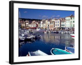 Harbor View, Cassis, France-Walter Bibikow-Framed Photographic Print