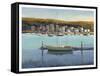 Harbor View II-Tim O'toole-Framed Stretched Canvas