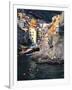 Harbor View of Hillside Town of Riomaggiore, Cinque Terre, Italy-Julie Eggers-Framed Photographic Print