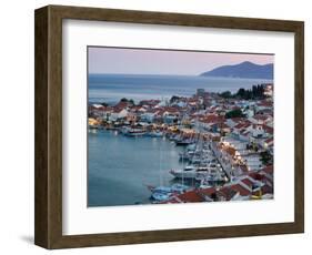 Harbor View, Pythagorio, Samos, Aegean Islands, Greece-Walter Bibikow-Framed Photographic Print