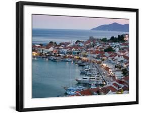 Harbor View, Pythagorio, Samos, Aegean Islands, Greece-Walter Bibikow-Framed Photographic Print