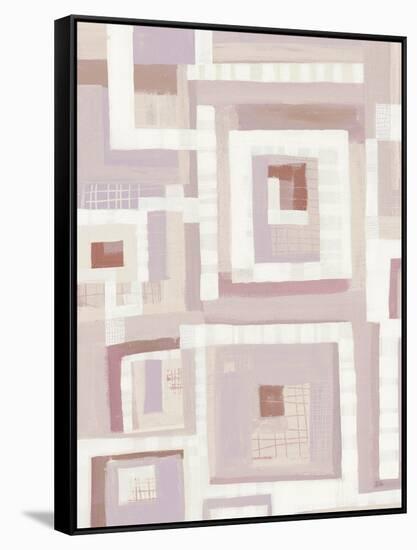 Harbor Windows VII Blush-Melissa Averinos-Framed Stretched Canvas