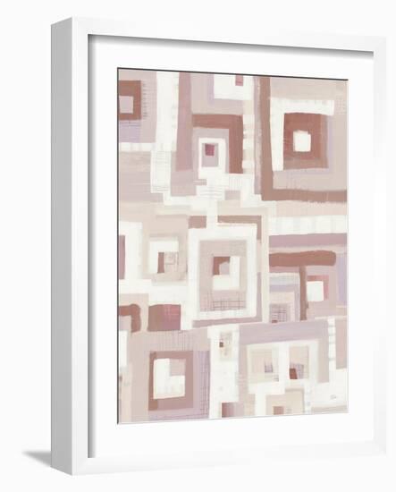 Harbor Windows VIII Blush-Melissa Averinos-Framed Art Print