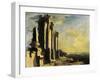 Harbor with Ruins-Leonardo Coccorante-Framed Giclee Print