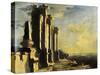 Harbor with Ruins-Leonardo Coccorante-Stretched Canvas