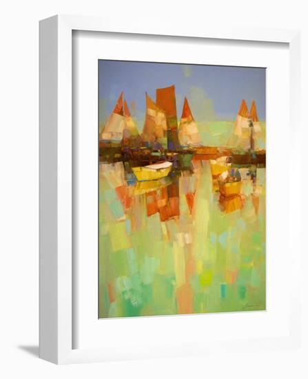 Harbor-Vahe Yeremyan-Framed Art Print