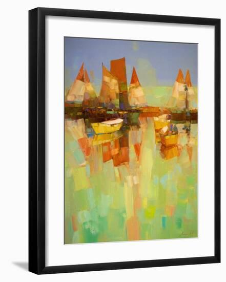 Harbor-Vahe Yeremyan-Framed Art Print