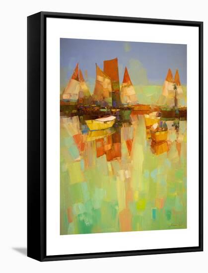 Harbor-Vahe Yeremyan-Framed Stretched Canvas