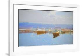 Harbor-Vahe Yeremyan-Framed Art Print