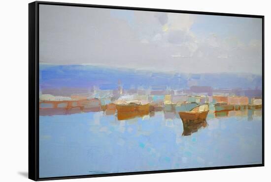 Harbor-Vahe Yeremyan-Framed Stretched Canvas
