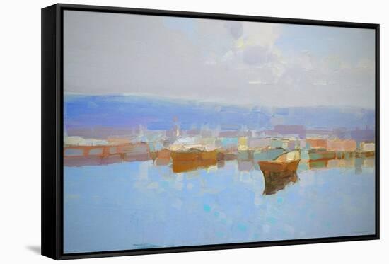 Harbor-Vahe Yeremyan-Framed Stretched Canvas