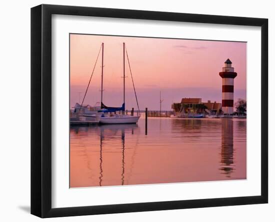 Harbortown, SC-J.D. Mcfarlan-Framed Photographic Print