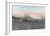Harborview of Bay and Mt. Tamalpais - San Francisco, CA-Lantern Press-Framed Art Print