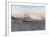 Harborview of Bay and Mt. Tamalpais - San Francisco, CA-Lantern Press-Framed Art Print