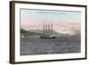 Harborview of Bay and Mt. Tamalpais - San Francisco, CA-Lantern Press-Framed Art Print