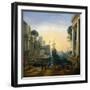 Harbour' after Claude Lorraine, C1820-Clause Lorraine-Framed Giclee Print