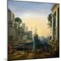 Harbour' after Claude Lorraine, C1820-Clause Lorraine-Mounted Giclee Print