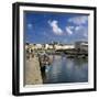 Harbour and Abbey, St. Martin, Ile de Re, Poitou-Charentes, France, Europe-Stuart Black-Framed Photographic Print