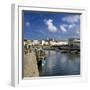 Harbour and Abbey, St. Martin, Ile de Re, Poitou-Charentes, France, Europe-Stuart Black-Framed Photographic Print