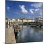 Harbour and Abbey, St. Martin, Ile de Re, Poitou-Charentes, France, Europe-Stuart Black-Mounted Photographic Print