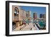 Harbour and Architecture, the Pearl, Doha, Qatar, Middle East-Frank Fell-Framed Photographic Print