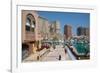 Harbour and Architecture, the Pearl, Doha, Qatar, Middle East-Frank Fell-Framed Photographic Print