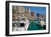 Harbour and Architecture, the Pearl, Doha, Qatar, Middle East-Frank Fell-Framed Photographic Print